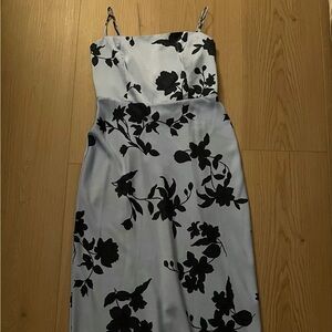 Park & Fifth Black Floral Women's Dress